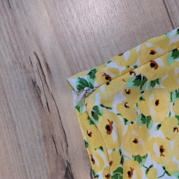 LOFT Floral Side Slit Midi Skirt - Picture 4 of 8